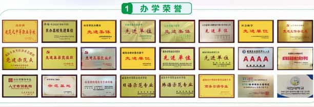 山東威海外國語進(jìn)修學(xué)院辦學(xué)榮譽